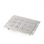 CT-KPS01 4x3 Anti-Vandal Pin Pad Matrix Rear Mount Non-Illuminated Keypad Big Backplate