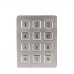 CT-KPS01 3 x 4 Anti-Vandal Pin Pad Matrix Type Non-Illuminated Keypad