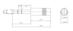 CPH-ST635NP Audio Jack Stereo 6.3mm Datasheet