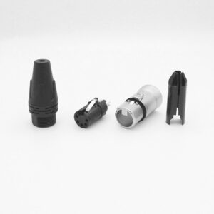 XK-502 XLR PLUG FEMALE disassembled