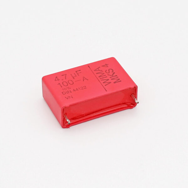 WIMA MKS-4 CAPACITOR 4.7uF 100VDC DIN44122 10%